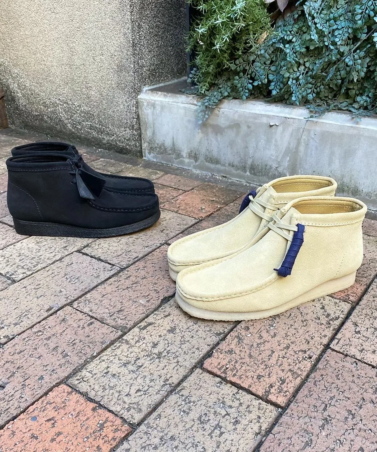 Ботинки Wallabee Boot из замши, Clarks, бежевый — фото 4