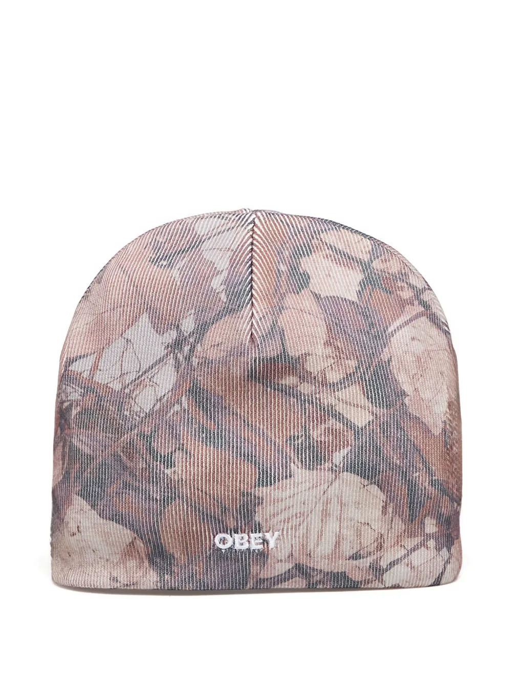 

Шапка-бини с камуфляжным принтом Obey, бежевый