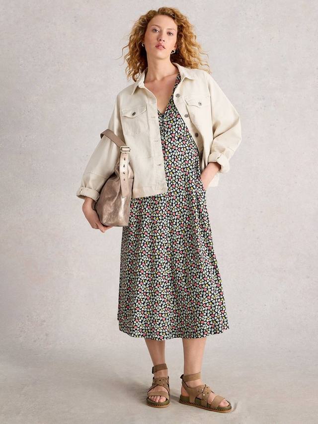 

Платье Megan Heart в стиле джерси White Stuff, Navy/Multi