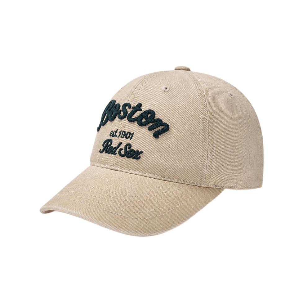 

MLB Хлопковая бейсболка унисекс светло-бежевая, Light Beige