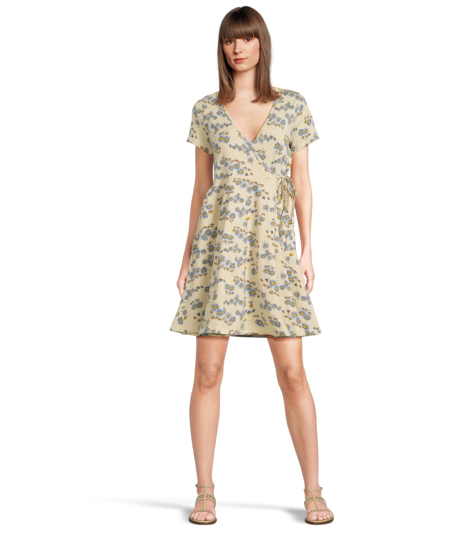 

Платье Toad&Co Freesia Wrap Short Sleeve Dress, Barley Daisy Print