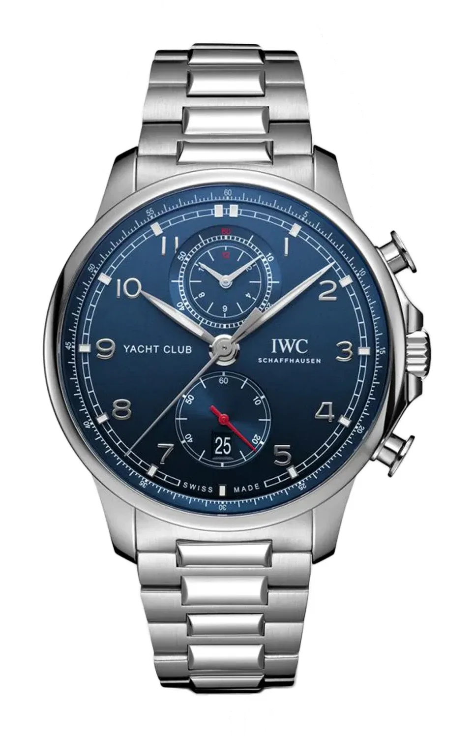 Португезер Яхт Клуб Хронограф - IW390701 IWC SCHAFFHAUSEN, серебряный