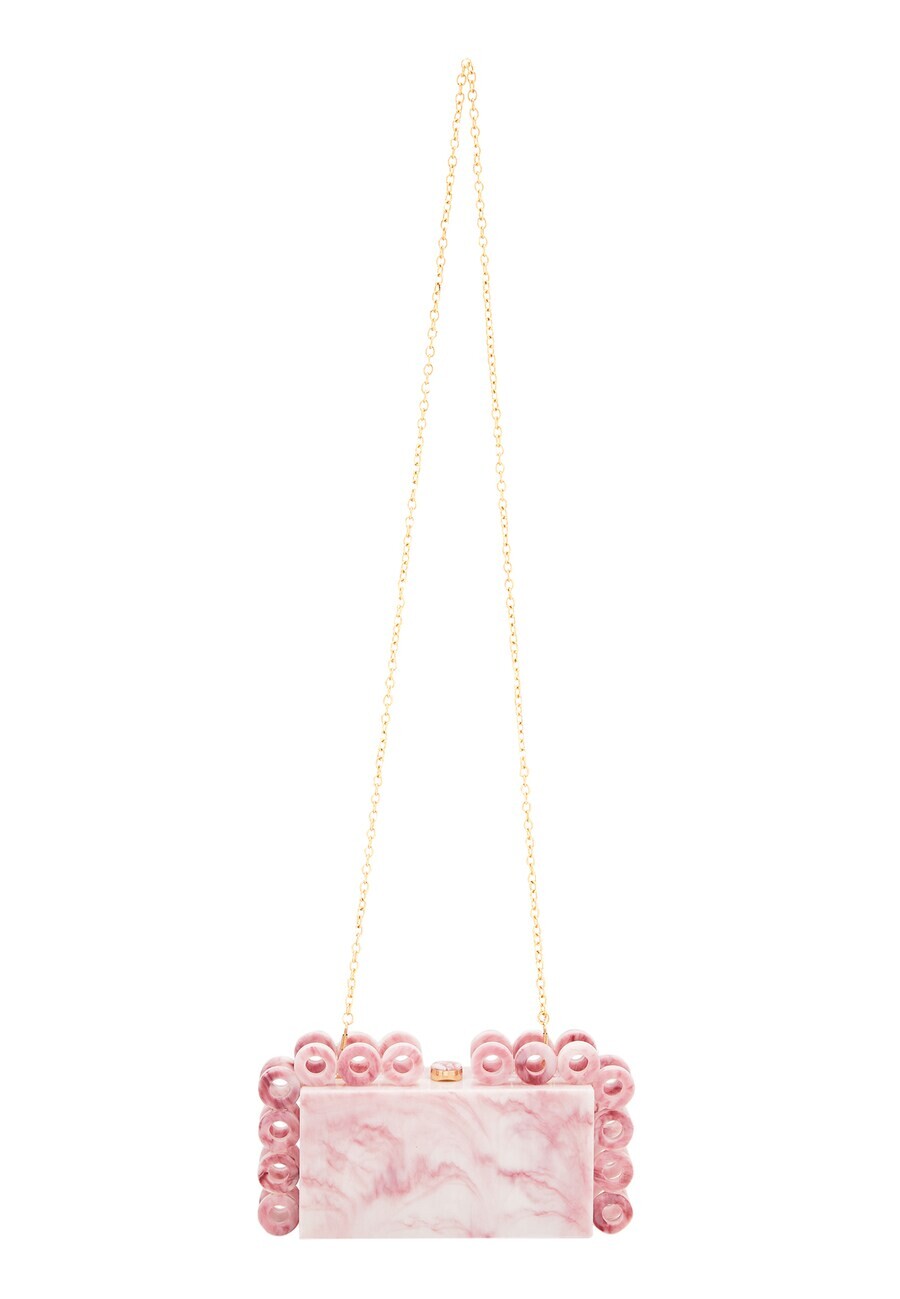 

Клатч faina Clutch, цвет mottled pink