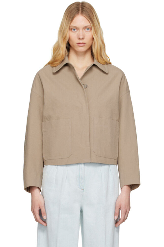 

Бежевая куртка Bianca A.P.C.