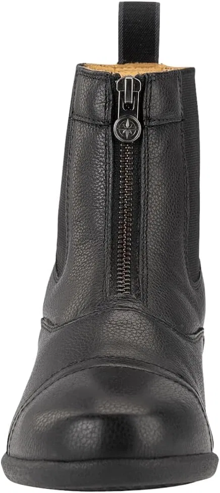SUEDWIND FOOTWEAR Ботинки для верховой езды Ultima FZ Soft с застежкой-молнией YKK спереди, мягкий верх, кожаные ботинки-джодпуры с удобной стелькой, ботинки без шнурков, обувь для верховой езды из натуральной кожи, фирменный товар, черный цвет — фото 3
