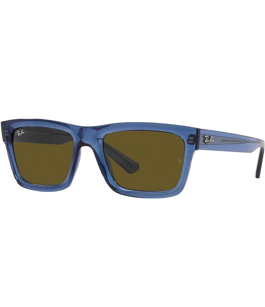 

Прямоугольные солнцезащитные очки унисекс Ray-Ban Warren 54 мм, синий