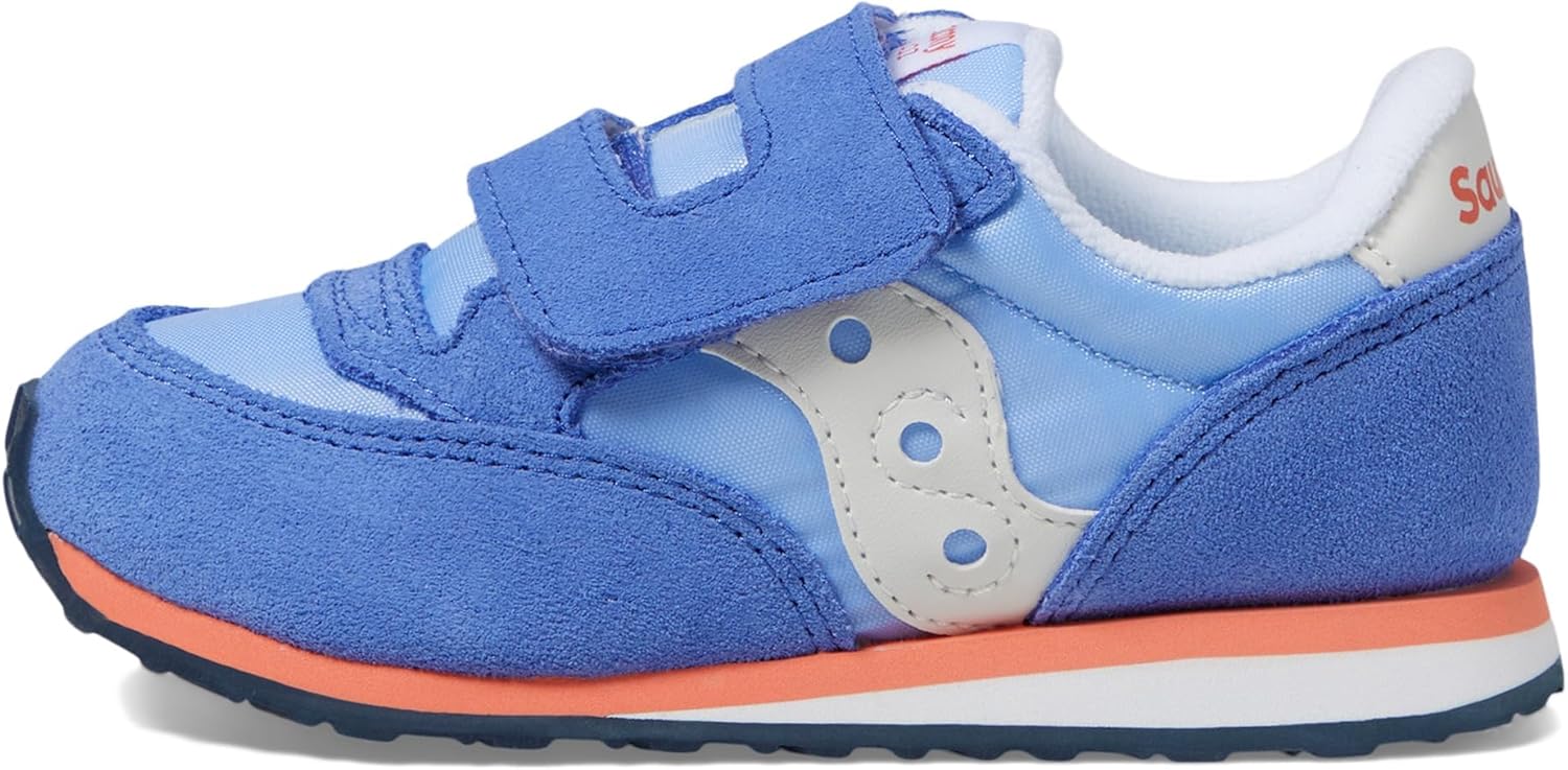Детские кроссовки Saucony Baby Jazz на липучках, синий — фото 4