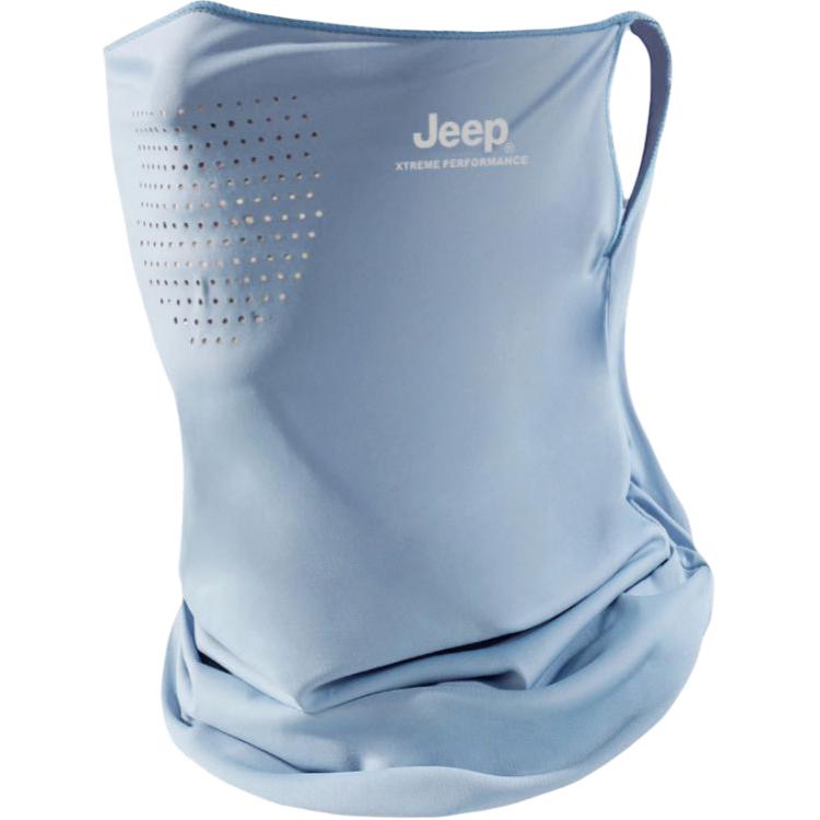 

Маска для защиты от солнца из полиэстера Unisex Jeep, светло-синий