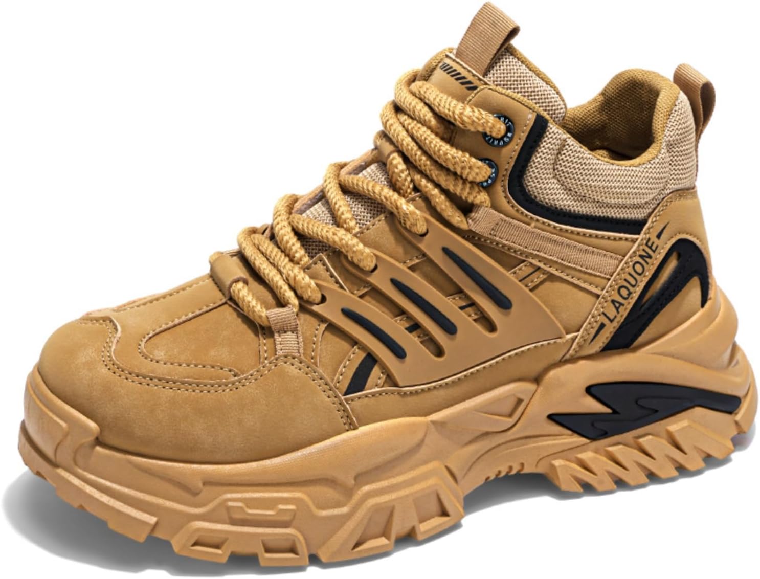 

Мужские высокие кроссовки белого и зеленого цвета с массивной подошвой, стильные ретро-спортивные туфли с яркими акцентами Aokisx