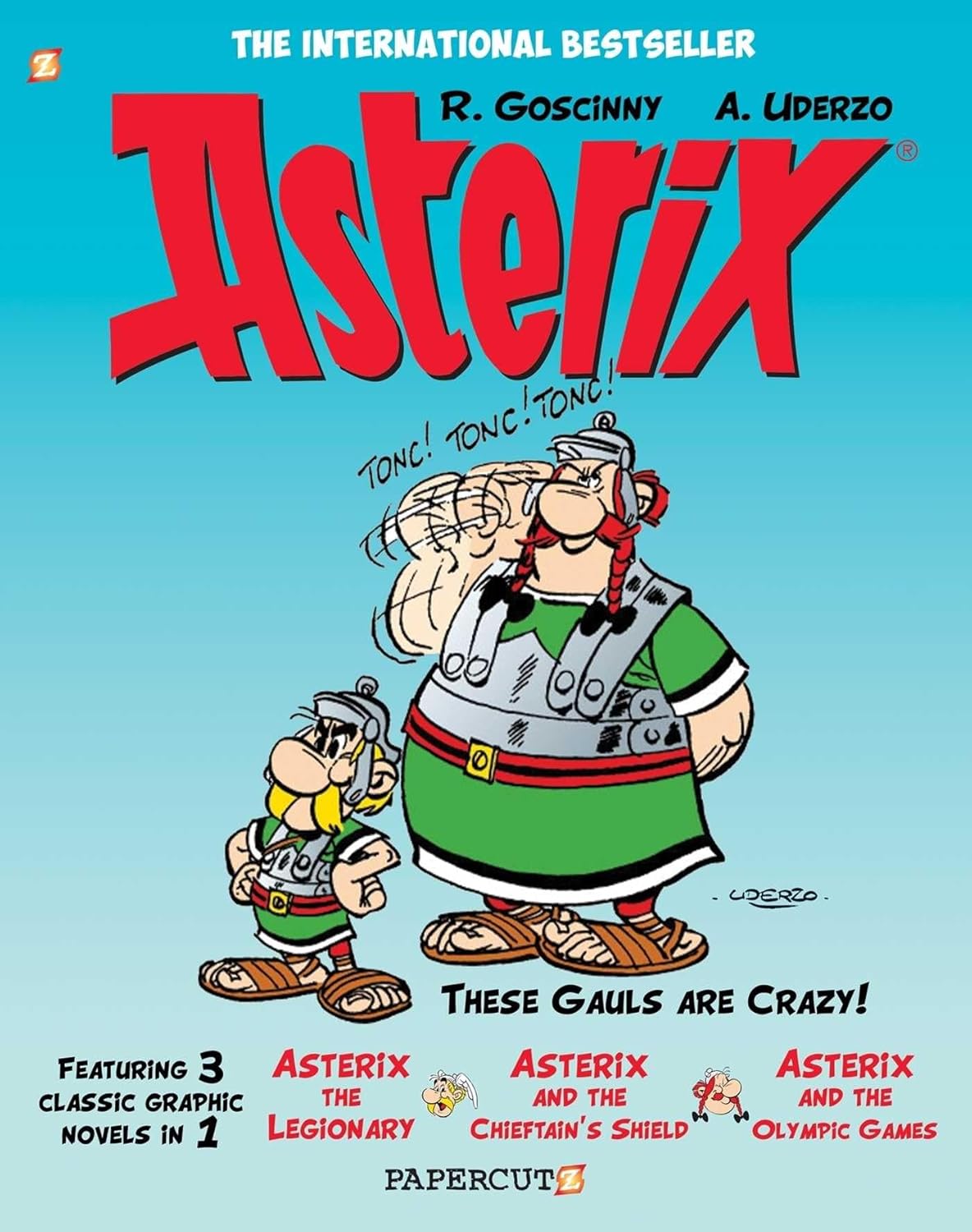 

Asterix Omnibus Vol. 4: Collects Asterix the Legionary, Asterix and the Chieftain's Shield, and Asterix and the Olympic Games (Papercutz)