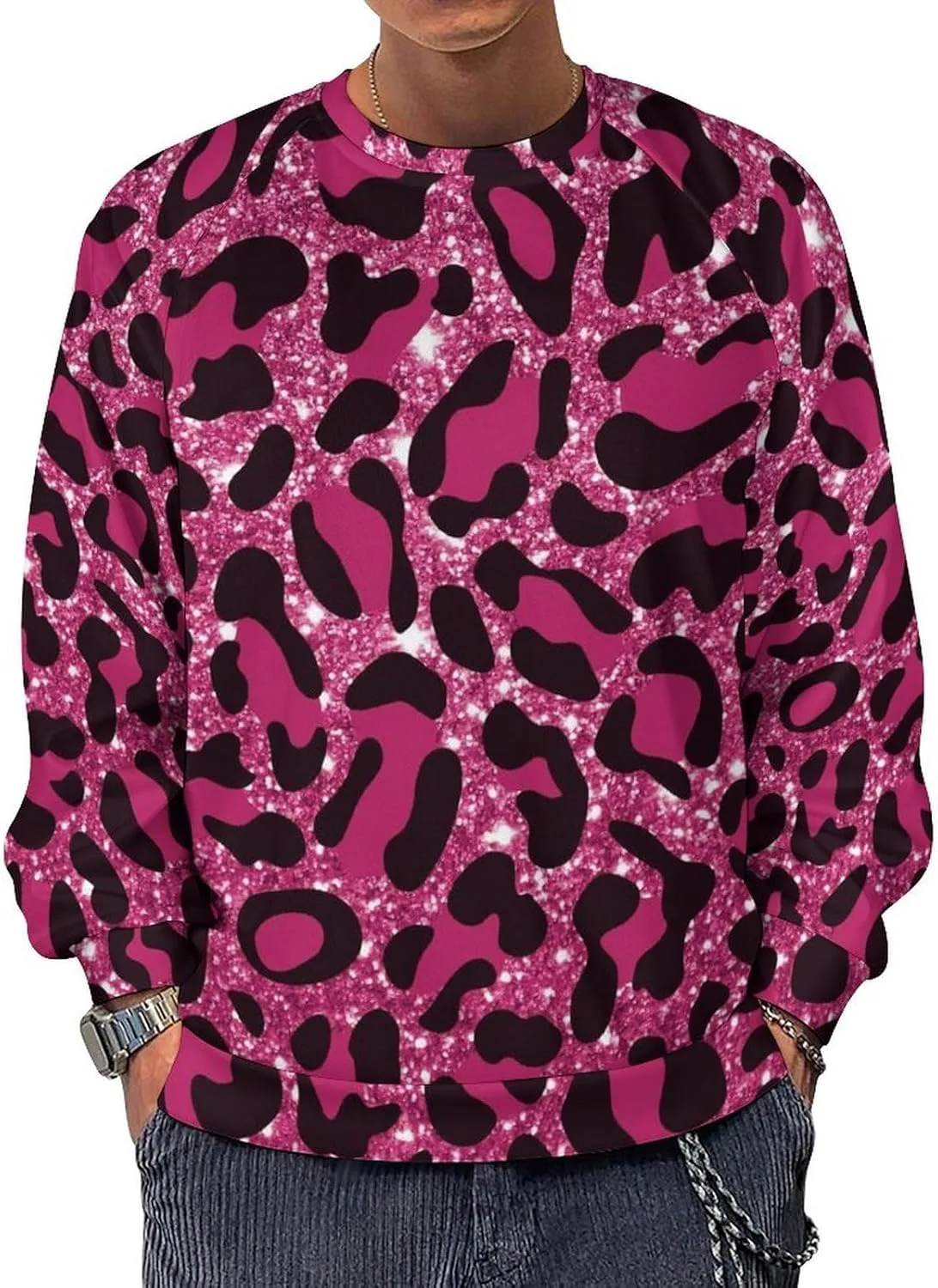 

Мужской свитшот Pink Lightning с длинным рукавом Bulcli