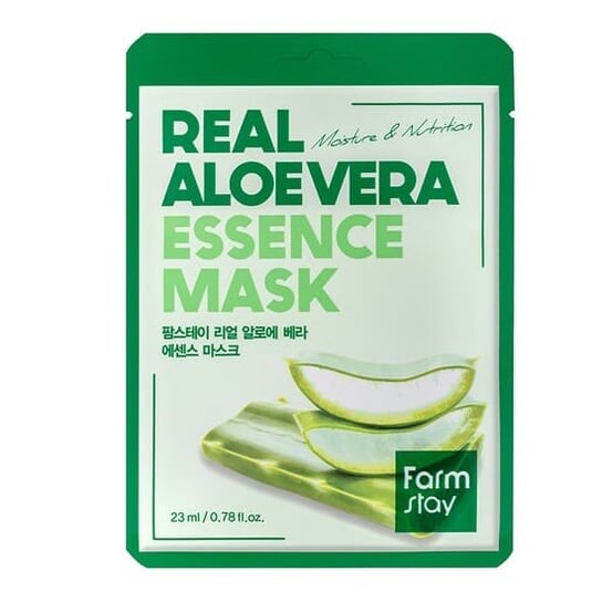 

Увлажняющая тканевая маска с экстрактом алоэ, 23 мл FarmStay, Real Aloe Vera Essence Mask