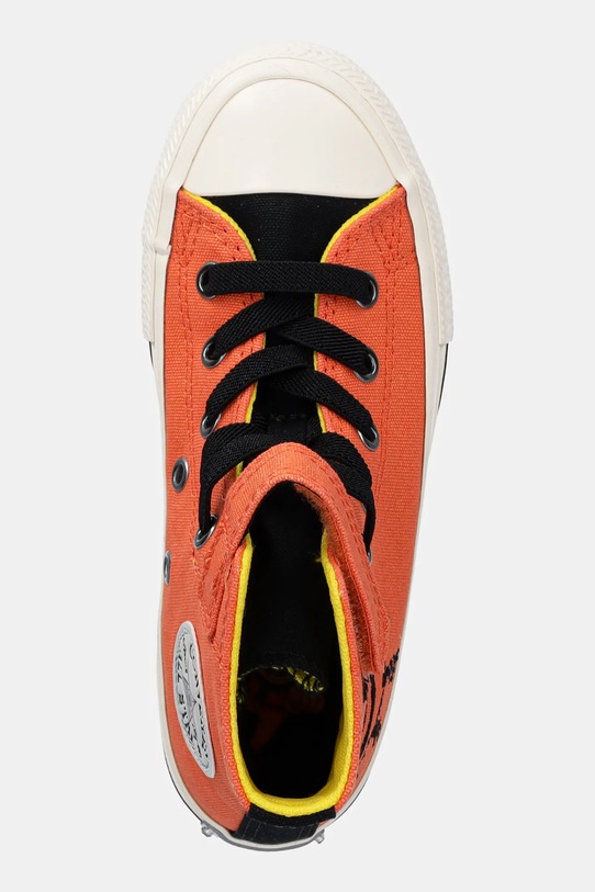 Детские кеды CTAS 1V HI X NARUTO Converse, оранжевый — фото 4
