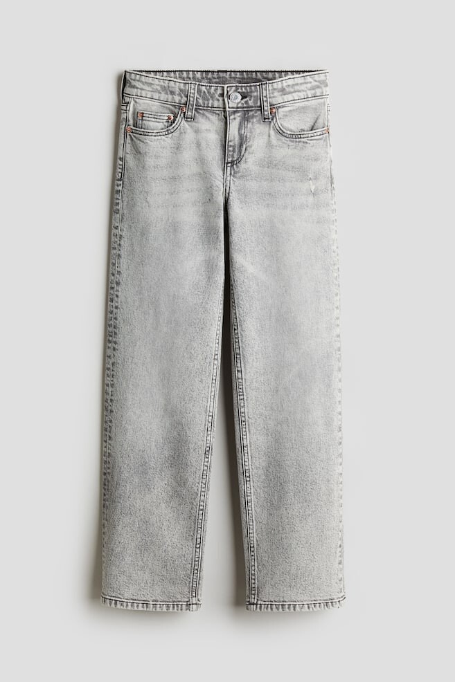 

Прямые джинсы H&M, серый
