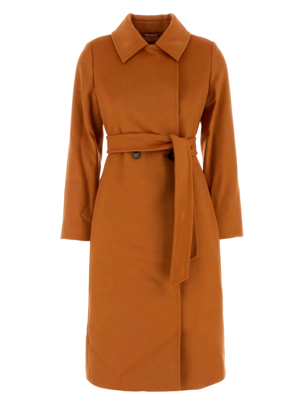 

Двубортное пальто MAX MARA, оранжевый
