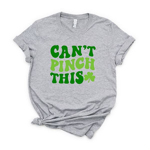 

Футболка с принтом Can't pinch this Simply Sage Market, Heather Grey, Серый, Футболка с принтом Can't pinch this Simply Sage Market, Heather Grey