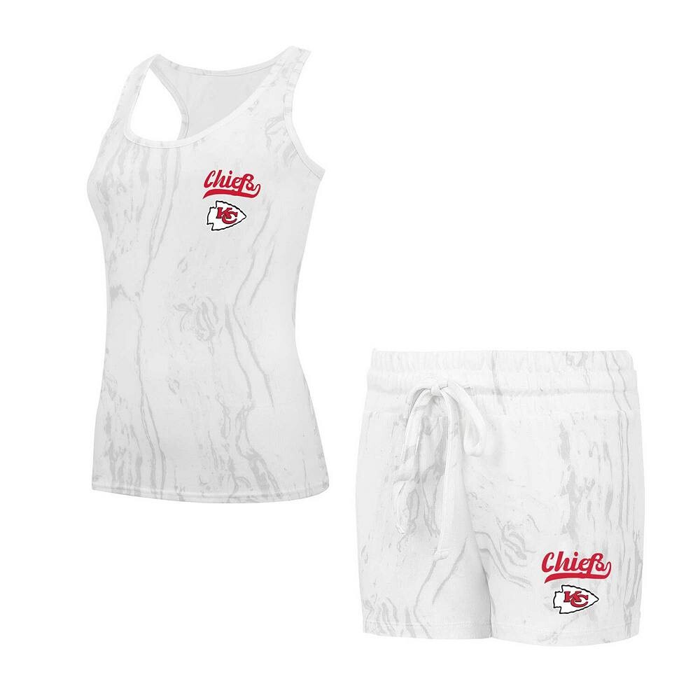 

Женский комплект для сна с кварцевой майкой и шортами Concepts Sport Kansas City Chiefs Quartz Hacci, цвет Chf Beige