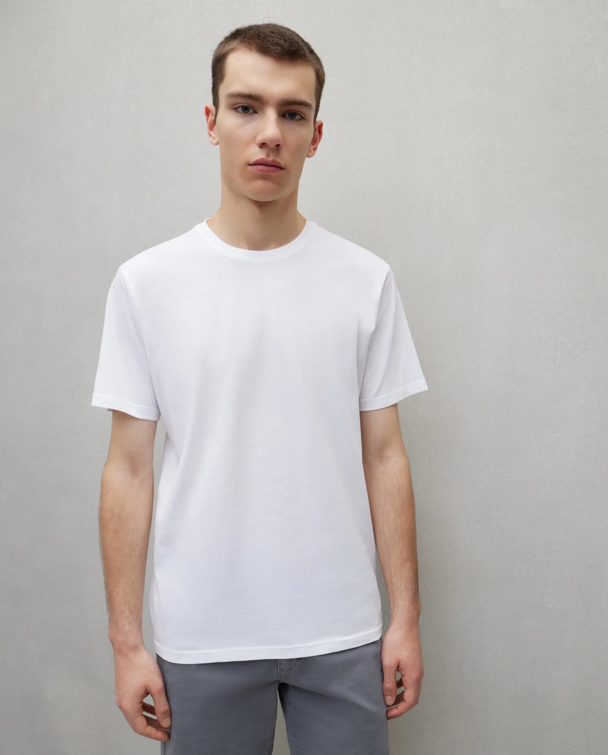 

Мужская однотонная футболка Easy Wear, белый