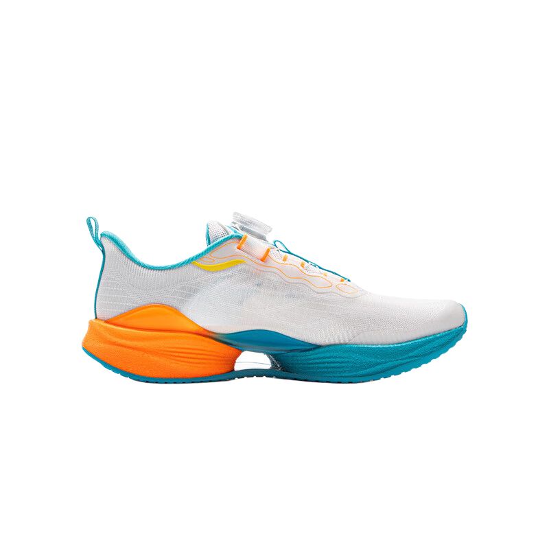 LINING YOUNG Суперлегкие беговые кроссовки для детей Low Top с амортизацией 22 Shock Absorbers Rebound бело-синие — фото 3