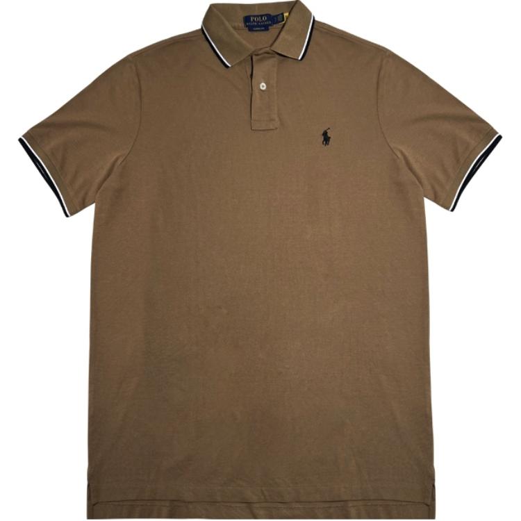Polo Ralph Lauren SS24 Polo Shirt Men's Brown — фото 3