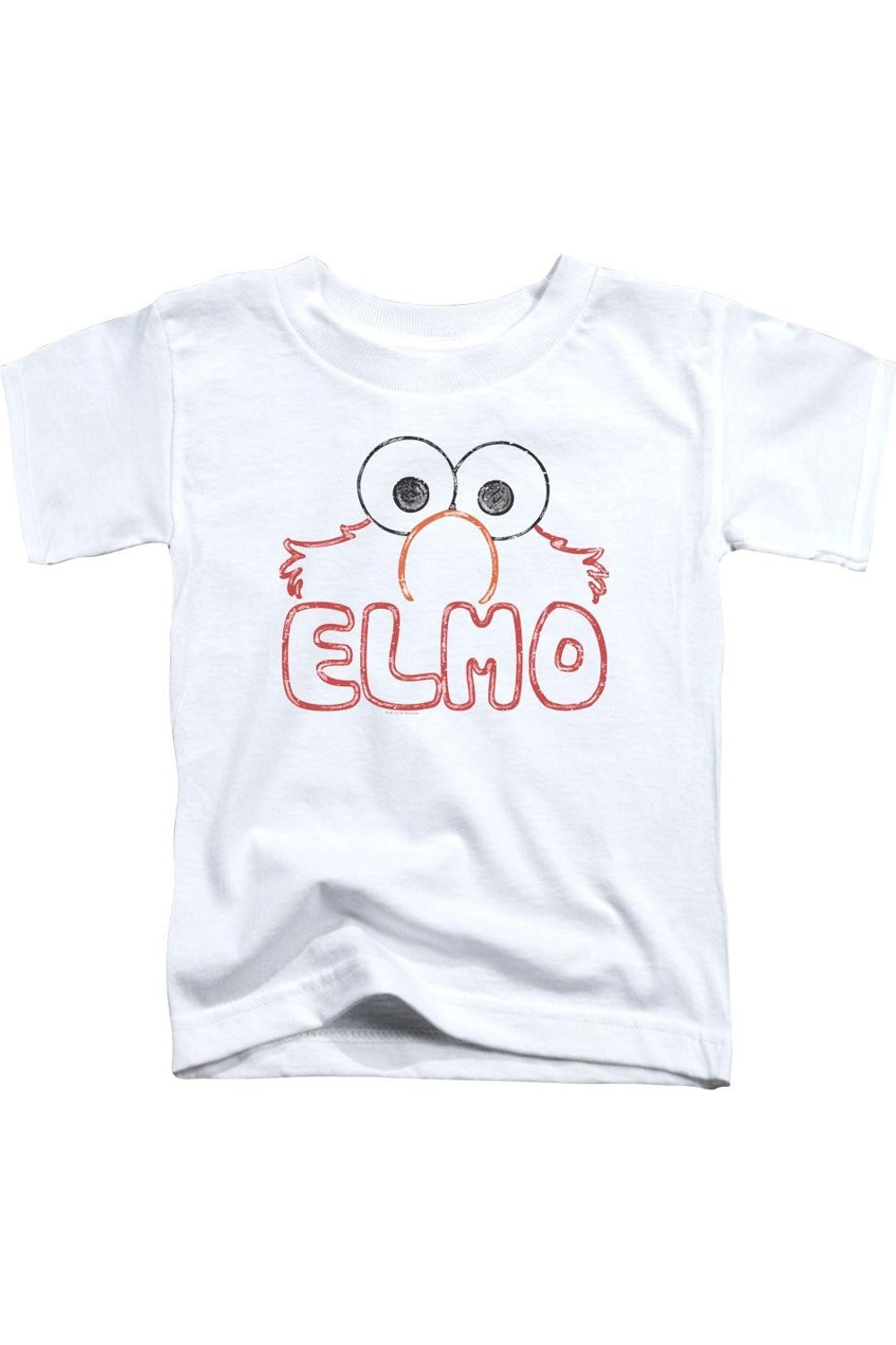 

Футболка с коротким рукавом Sesame Street Elmo Letters для детей Gildan, белый