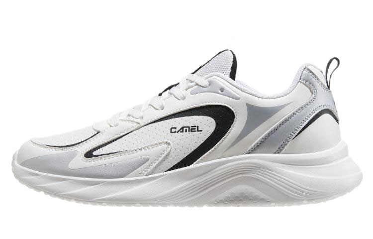 

Скользоустойчивые, Waterproof, легкие низкие кроссовки для бега Men's CAMEL, айвори белый/черный/серебряный