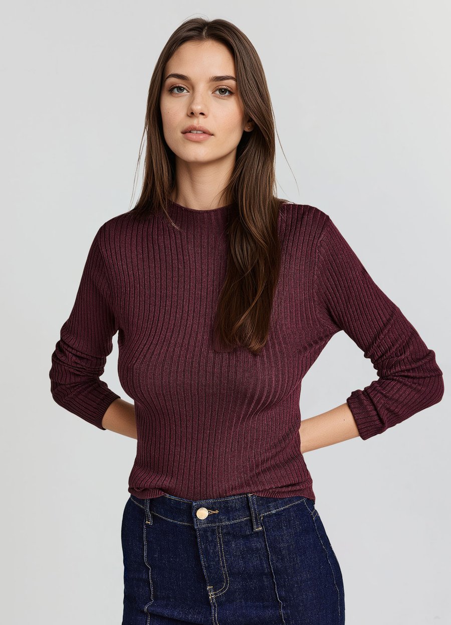 

Джемпер Calliope A MANICHE LUNGHE, Bordeaux