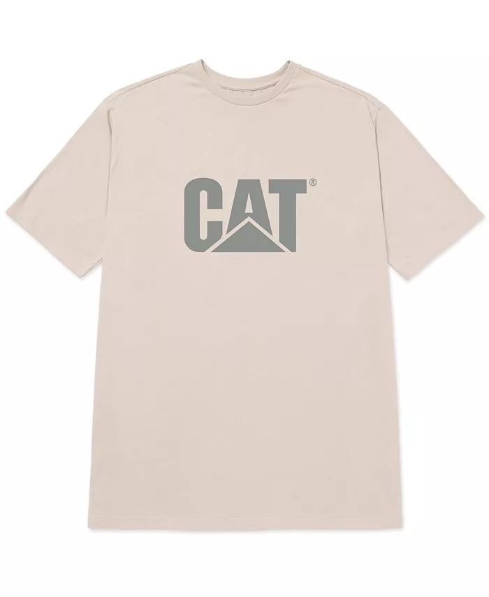 

Мужская футболка с логотипом Graphic Cat, коричневый/бежевый