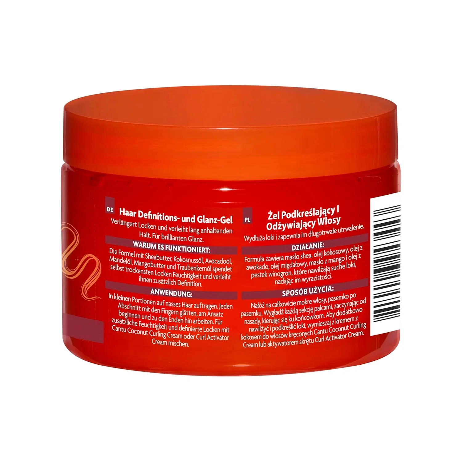 Крем-гель для укладки Cantu Shea Butter Define & Shine Custard 340 г Cantu — фото 3