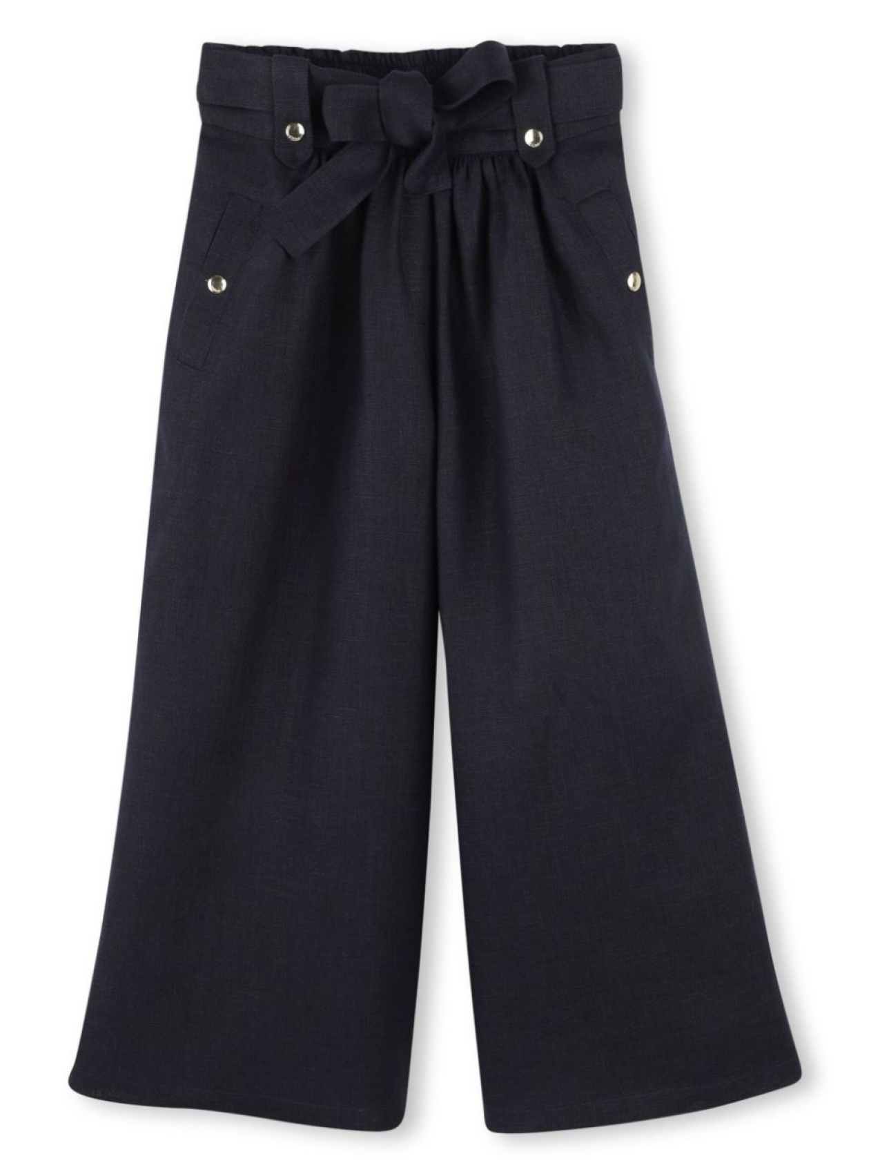 

Chloé Kids льняные брюки, синий