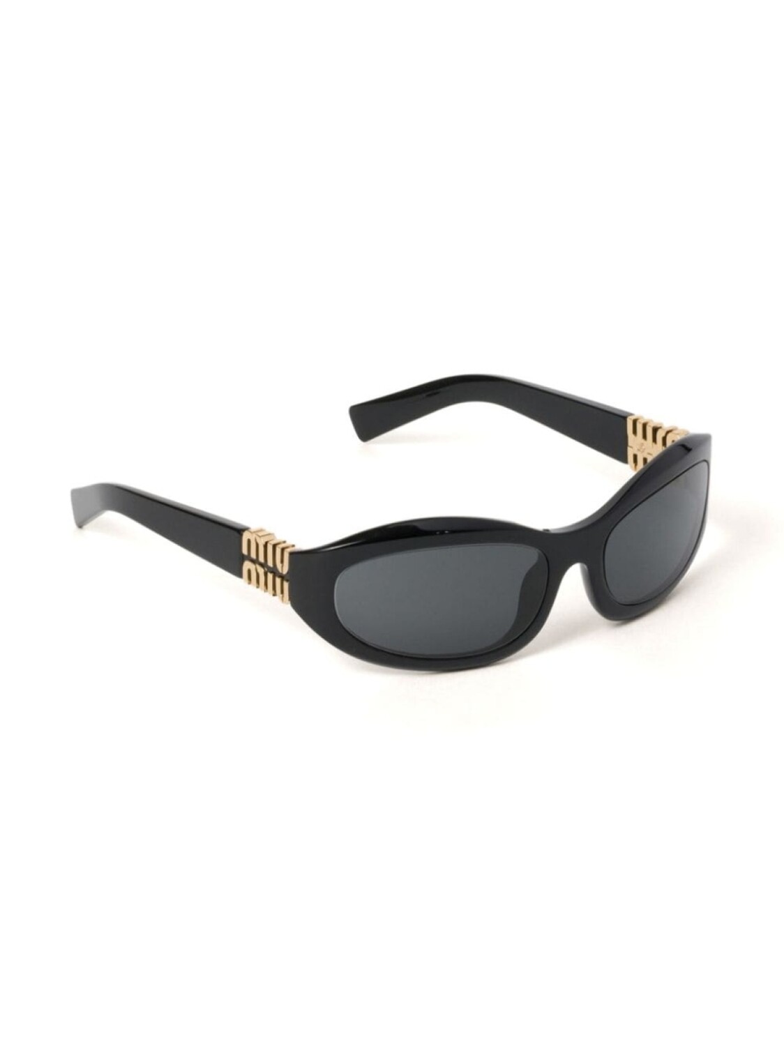 

Солнцезащитные очки Miu Miu Eyewear Glimpse, черный