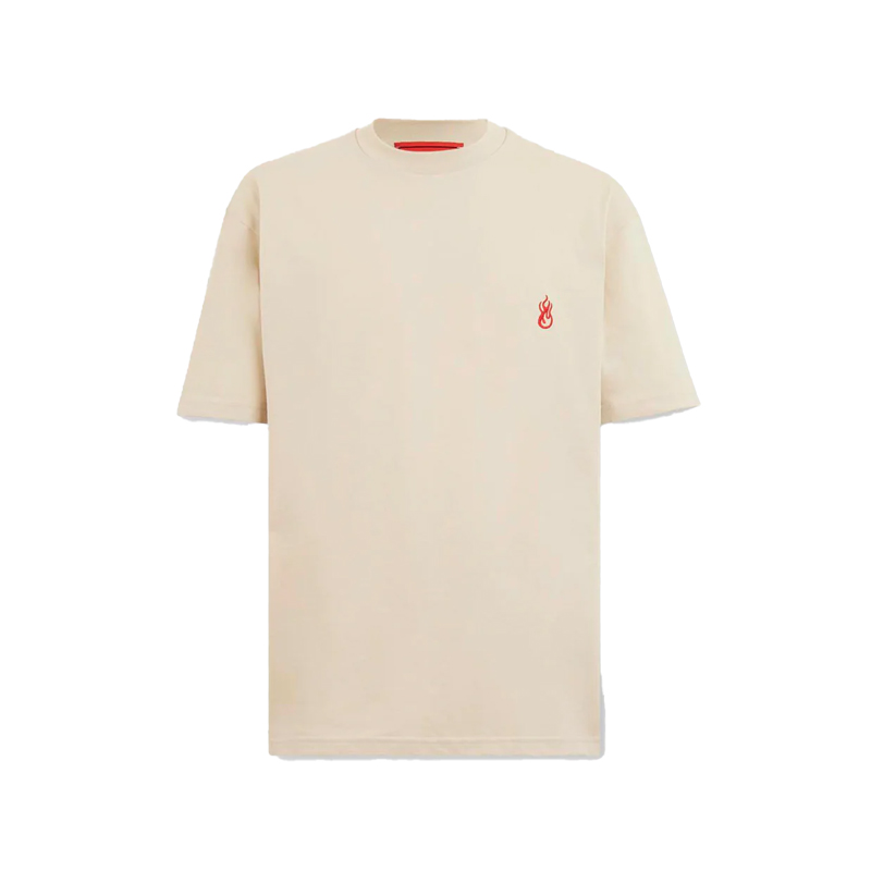 

Футболка VOS Loose Fit Drop Shoulder с короткими рукавами, унисекс Vision Of Super, бежевый