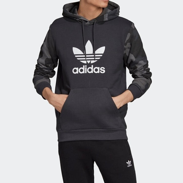 Толстовка Men's adidas originals Casual Camouflage Black, черный — фото 3