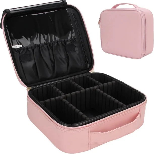 

Органайзер для косметички Case Cosmetic Bag Розовый для косметики Inna marka