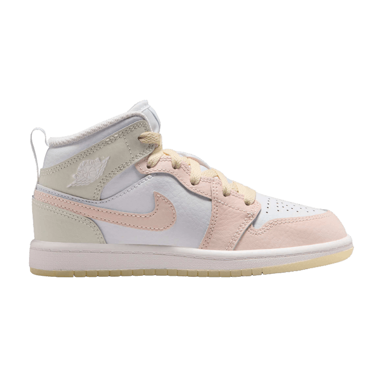 

Кроссовки Air Jordan 1 Mid SE PS 'Sea Glass Guava Ice', розовый