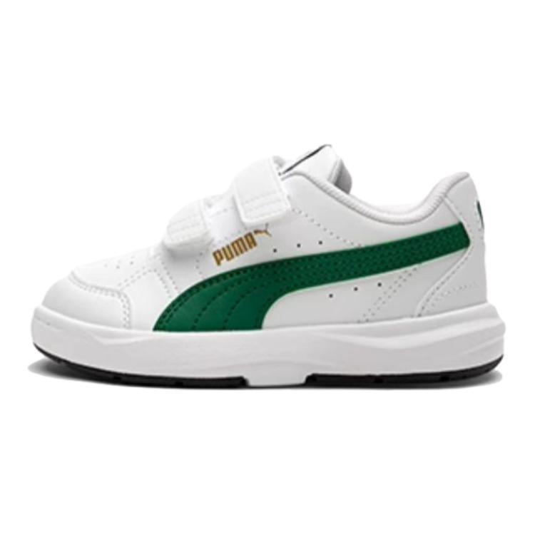 

Детские скейтерские кросовки PUMA с технологией EVOLVE, износостойкие, низкие, бело-зеленые