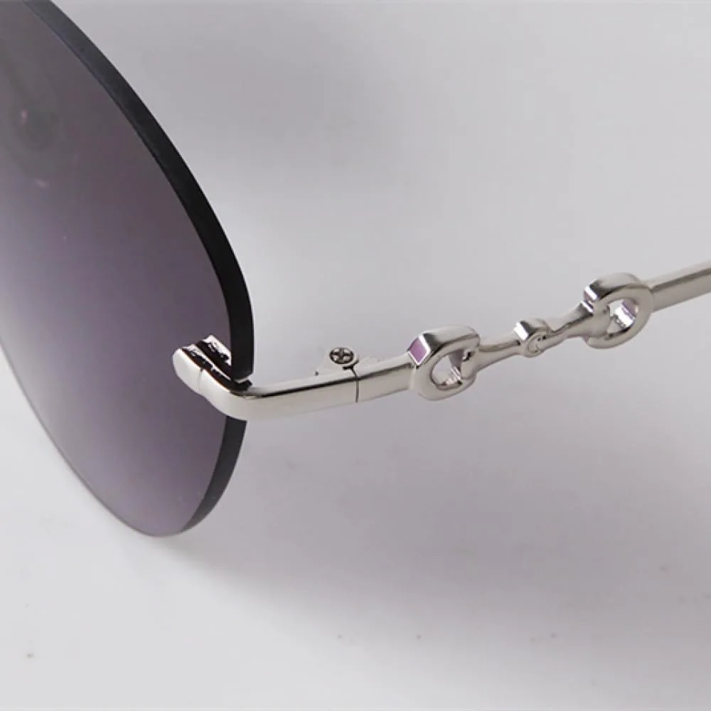 

Солнцезащитные очки MUTYNE в винтажном стиле без оправы, модель «кошачий глаз», с алмазной огранкой, для женщин и мужчин, в стиле ретро, ​​с линзами цвета океана, C4