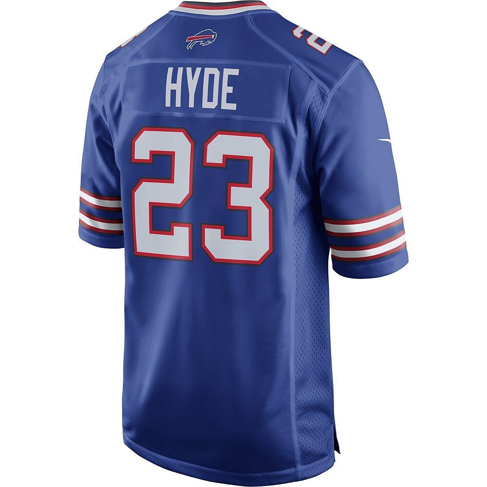 Мужское джерси Nike Micah Hyde Royal Buffalo Bills Game Player, цвет Bil Blue — фото 4