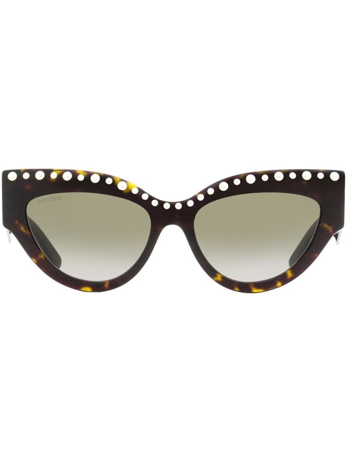 

Солнцезащитные очки в оправе 'кошачий глаз' Jimmy Choo Eyewear, коричневый