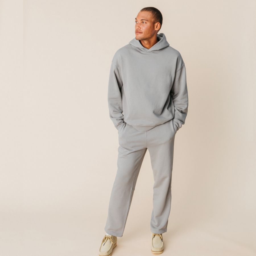 

Мужские брюки прямого кроя из органического хлопка "тедди" Ocio, Ash