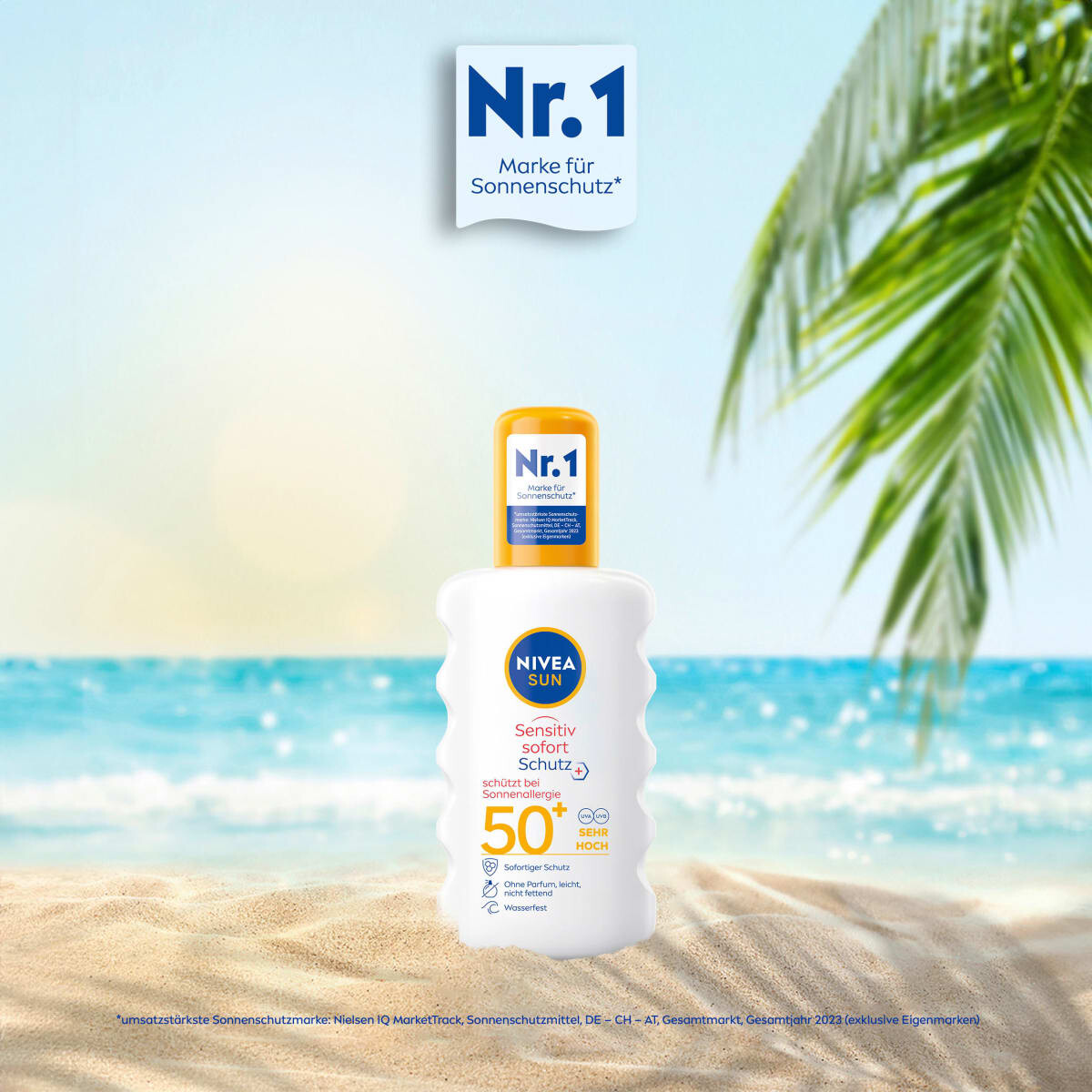 Спрей для защиты от солнца немедленная защита SPF 50+ 200 мл NIVEA — фото 4