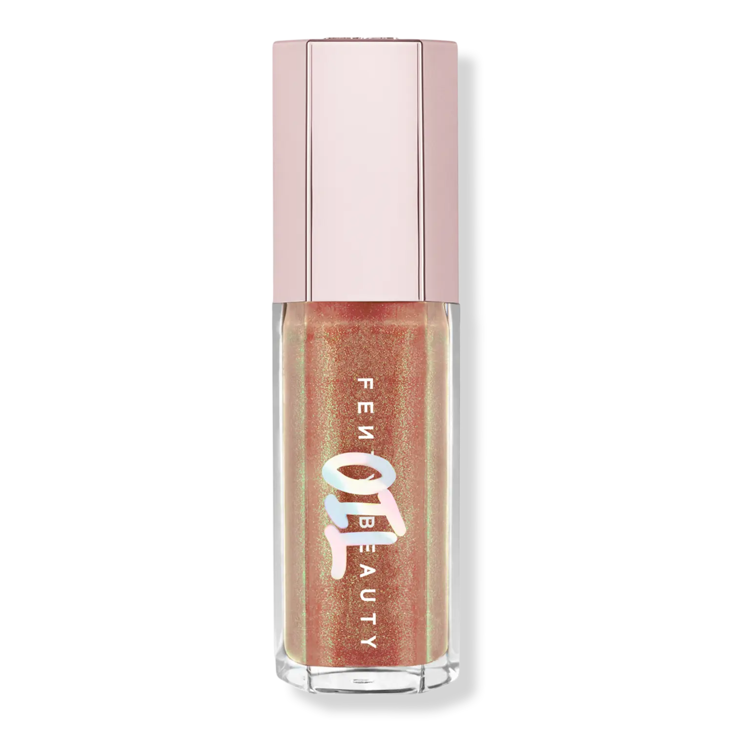 

Блеск для губ Gloss Bomb Oil Luminizing Lip Oil 'N Gloss FENTY BEAUTY by Rihanna, FENTY GLOW (sparkling rose nude)