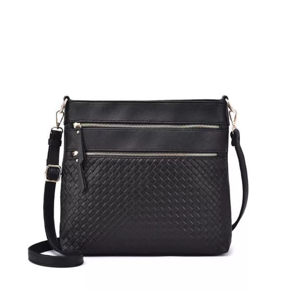 

Женская плетеная сумка через плечо Alecia Mellow World, черный