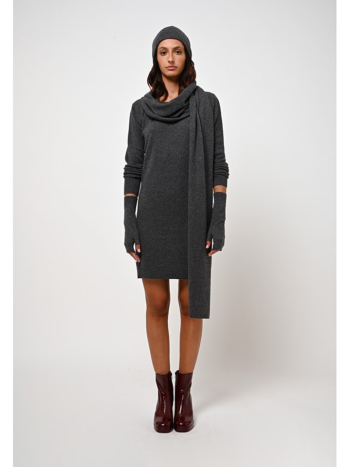 

Короткое платье AUTHENTIC CASHMERE, антрацит