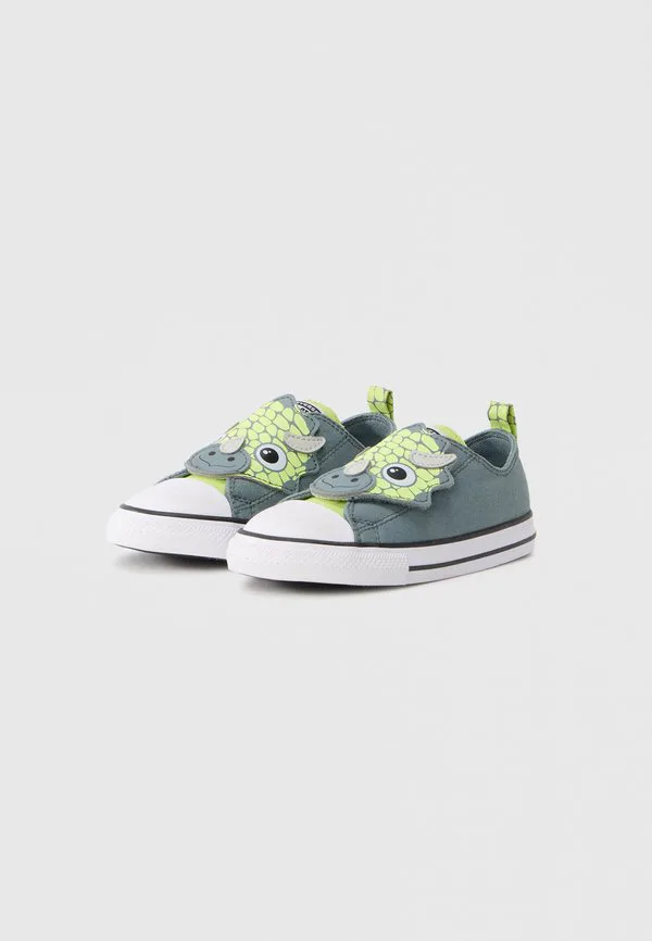 Кроссовки chuck taylor all star one strap dinos easyon унисекс Converse, Mineral Brew/Neon Mantis/White — фото 2