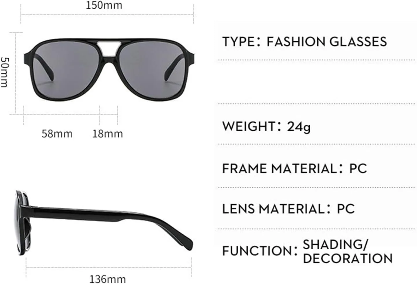 

Винтажные солнцезащитные очки Willochra большого размера с двойной оправой в стиле «пилот» 70-х годов, классические, с квадратной оправой, для путешествий, F28, C1