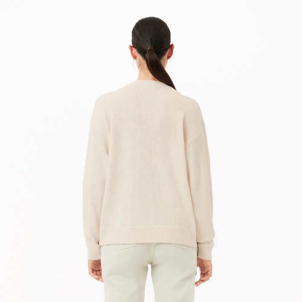Свитер женский Lacoste Links Off-White — фото 3