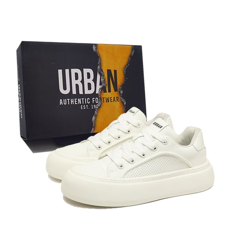 

Нескользящие износостойкие низкие мужские кроссовки URBAN AUTHENTIC, White