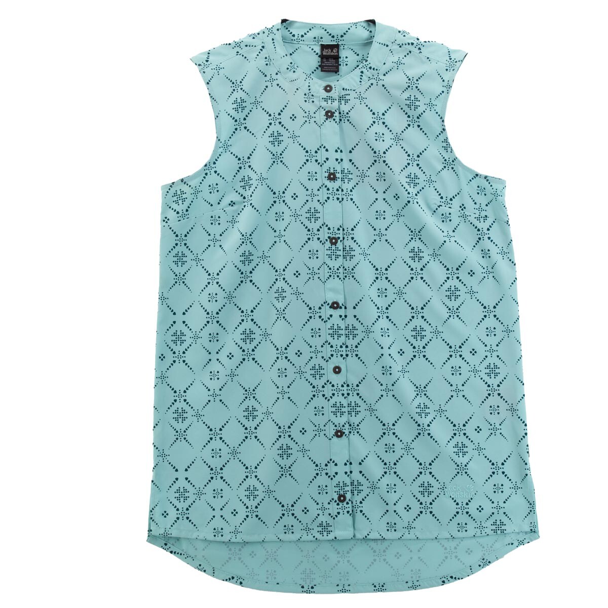 

Футболка Jack Wolfskin Sonora Maori blouse AOP, синий