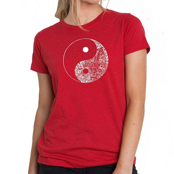 

Футболка женская Yin Yang с принтом La Pop Art, Red, Красный, Футболка женская Yin Yang с принтом La Pop Art, Red